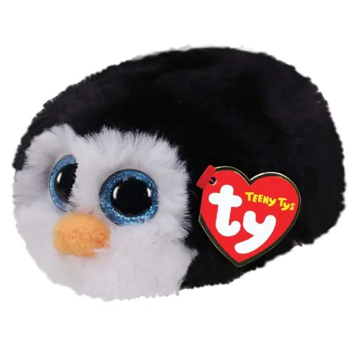 TY Teeny Tys Pinguïn Knuffel Waddles 10 cm